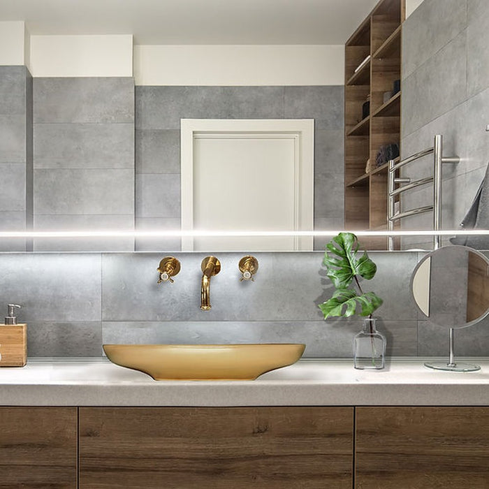 Regatta Collection Nantucket Sinks Dubai Italian Fireclay Vanity Sink - Luxe Vanity & Tub