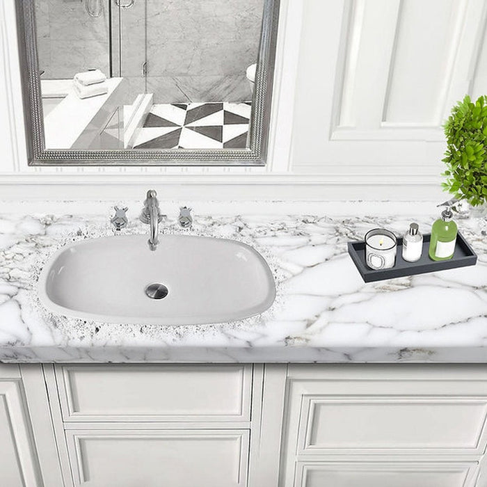 Regatta Collection Nantucket Sinks Portofino Italian Fireclay Vanity Sink - Luxe Vanity & Tub
