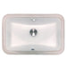 Great Point Collection Nantucket Sinks UM-159-W Undermount Ceramic Sink In White - Luxe Vanity & Tub