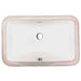 Great Point Collection Nantucket Sinks UM-159-W Undermount Ceramic Sink In White - Luxe Vanity & Tub