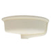 Great Point Collection Flat Bottom Oval Undermount Sink - White - 17'x 14' - Bowl depth 4.5' - Luxe Vanity & Tub
