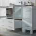 Blossom Sydney 54" Vanity Set, Side Cabinets, Vessel Sink and Optional Mirror - Luxe Vanity & Tub