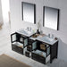 Blossom Sydney 84" Double Vanity Set, Side Cabinets, Vessel Sink and Optional Mirror - Luxe Vanity & Tub