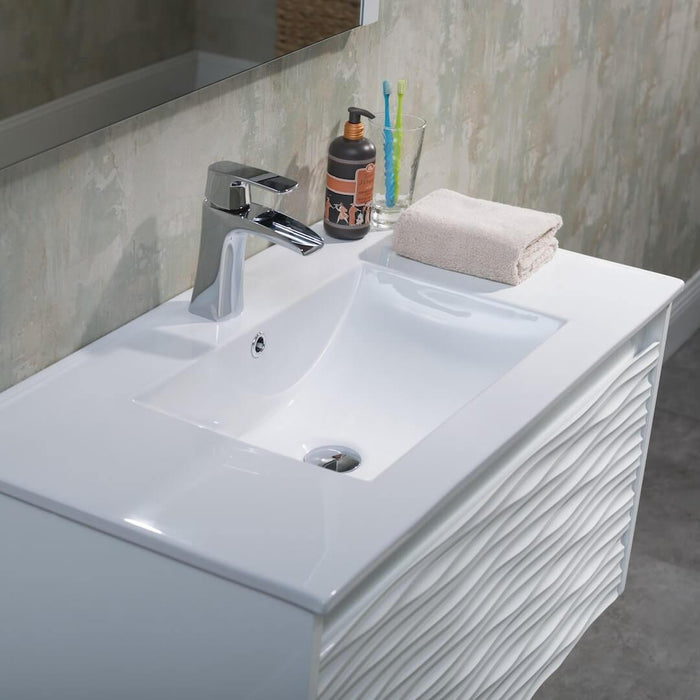 Blossom Paris 36" White Vanity with Ceramic Sink and Optional Mirror - Luxe Vanity & Tub