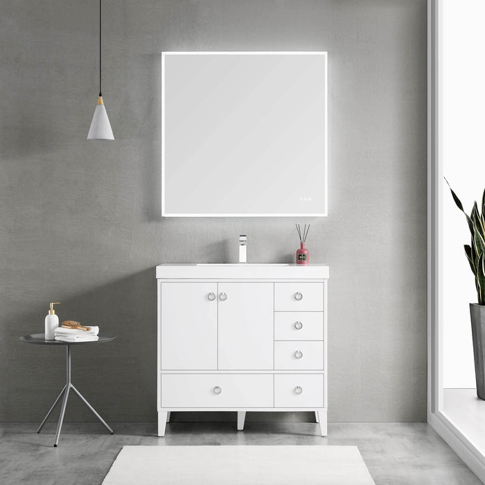 Blossom Lyon 36” White Vanity - Luxe Vanity & Tub
