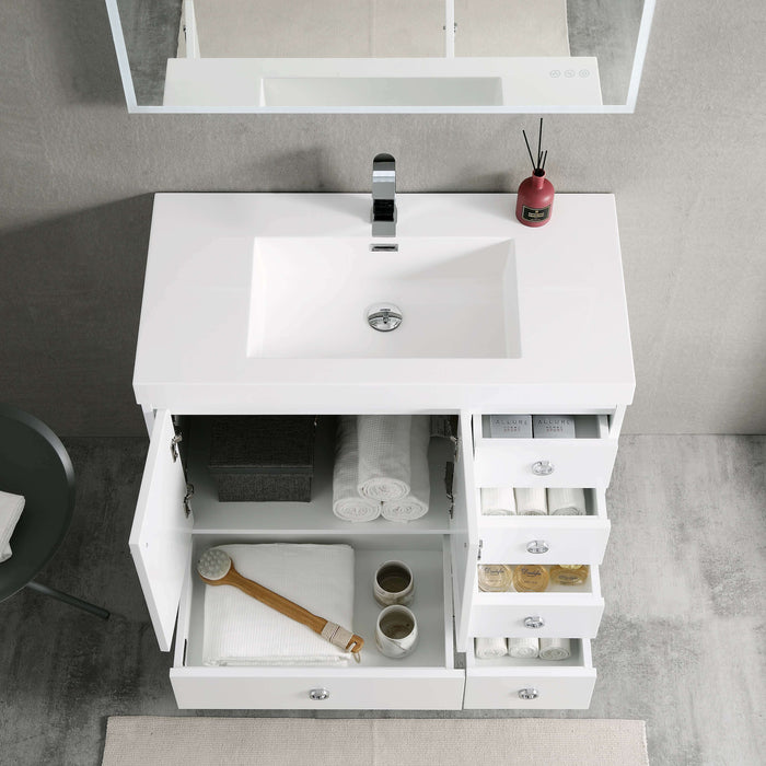 Blossom Lyon 36” White Vanity - Luxe Vanity & Tub