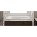 Jacuzzi Signature 72" Drop In Whirlpool Bathtub with 6 Jets, Air Controls, Left Drain and Right Pump - White - Luxe Vanity & Tub