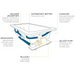 Jacuzzi Signature 72" Drop In Whirlpool Bathtub with 6 Jets, Air Controls, Left Drain and Right Pump - White - Luxe Vanity & Tub