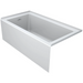 Linea 60" x 32" Acrylic Soaking Bathtub for Alcove Installation with Left Hand Drain - Luxe Vanity & Tub