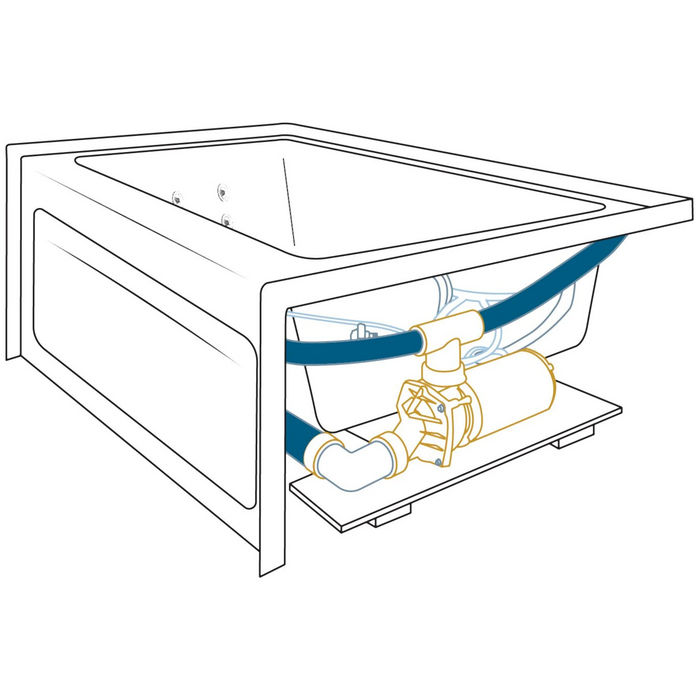 Jacuzzi Signature 60" Three Wall Alcove Acrylic Whirlpool Tub with Right Drain and Overflow - White - Luxe Vanity & Tub