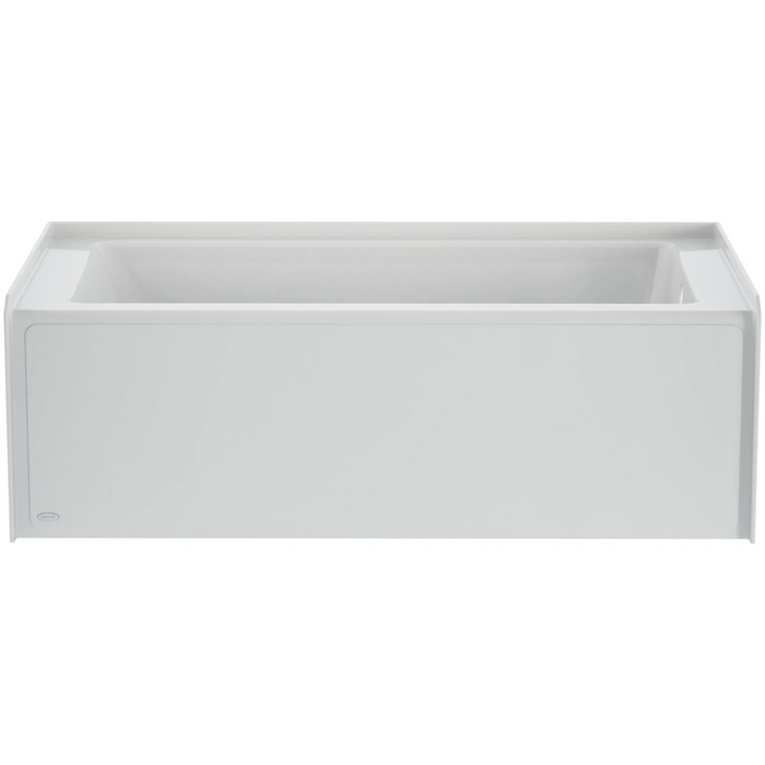 Jacuzzi Signature 60" Three Wall Alcove Acrylic Whirlpool Tub with Right Drain and Overflow - White - Luxe Vanity & Tub