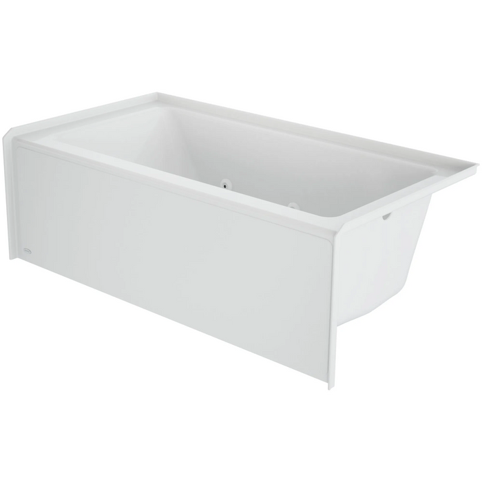 Jacuzzi Signature 60" Three Wall Alcove Acrylic Whirlpool Tub with Right Drain and Overflow - White - Luxe Vanity & Tub