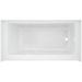 Jacuzzi Signature 60" Three Wall Alcove Acrylic Whirlpool Tub with Right Drain and Overflow - White - Luxe Vanity & Tub